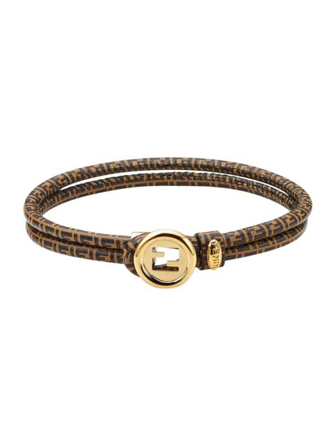 FENDI Fendi Women Bracelet 'Ever Round Stud' In Brown Bronze For Women