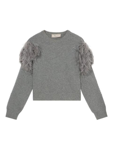 Blumarine Sweaters Blacks And Greys