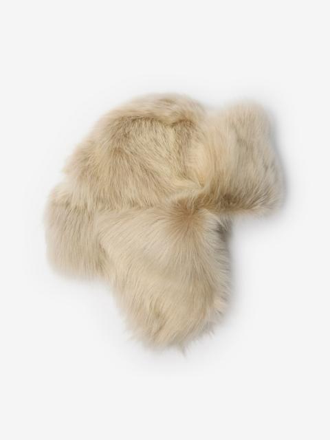 Burberry Shearling Trapper Hat