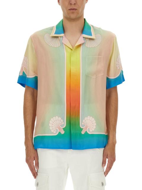 Casablanca Men Short-Sleeved Shirt
