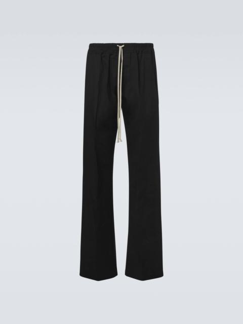 Rick Owens Dietrich cotton-blend wide-leg pants