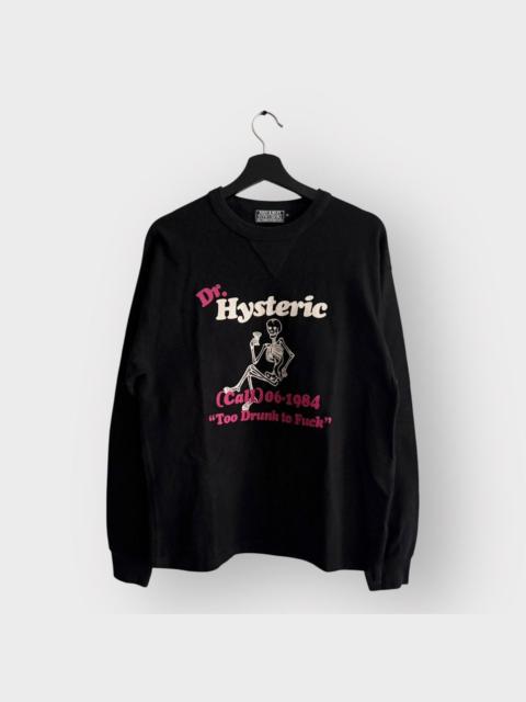 Hysteric Glamour STEAL! 2010s Hysteric Glamour Too Drunk To Fuck Sweatshirt