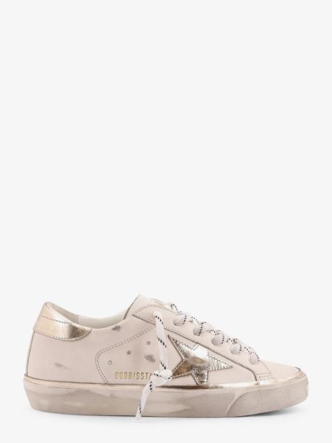 Golden Goose Golden Goose Deluxe Brand Super-Star Classic With List Low-Top Leather Sneakers With Used Effect