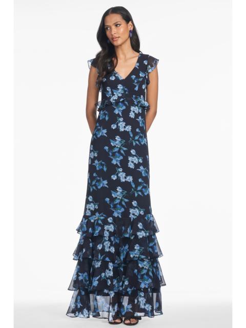 SACHIN & BABI MAGDELAINE GOWN - POSEIDON VENETIAN PETAL