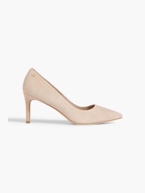 Stuart Weitzman Leigh 75 suede pumps
