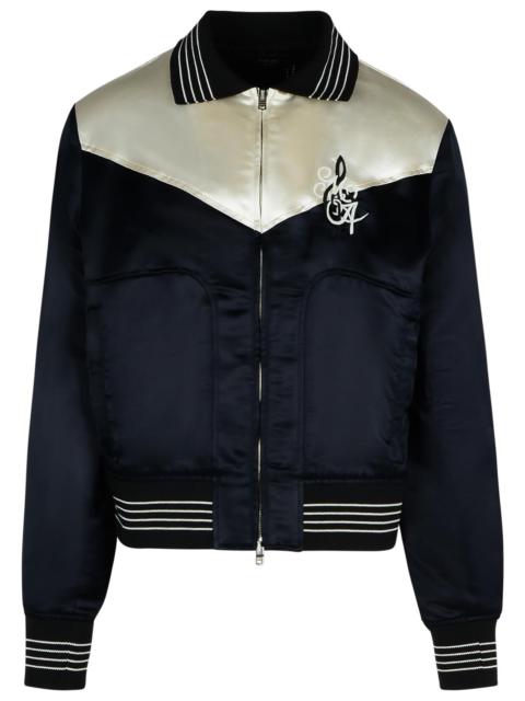 AMIRI Amiri 'Music' Black Polyester Blend Bomber Jacket Men