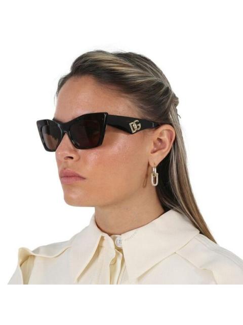 Dolce & Gabbana SALE! NEW D&G DG4435 502/73 Havana Dark Brown Cat Eye Women Sunglasses