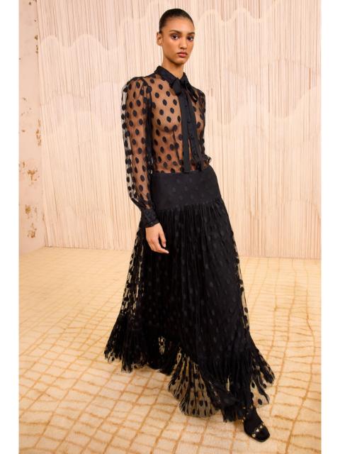 ULLA JOHNSON Vera Lace High Waist Maxi Skirt