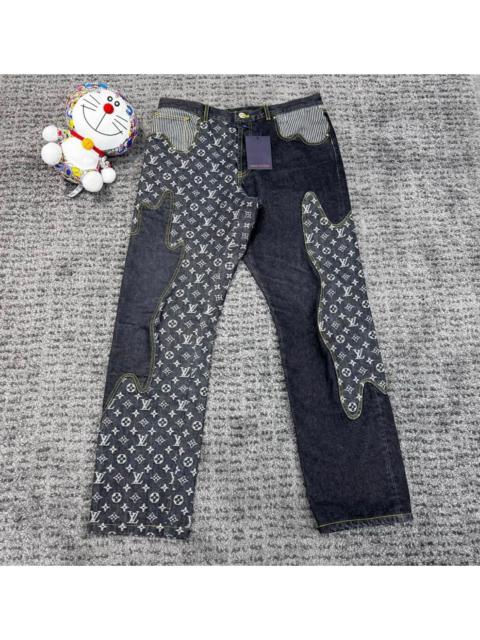 Louis Vuitton LOUIS VUITTON X NIGO MONOGRAM CRAZY DENIM JEANS - BLACK