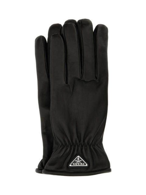 Black Nappa Leather Gloves