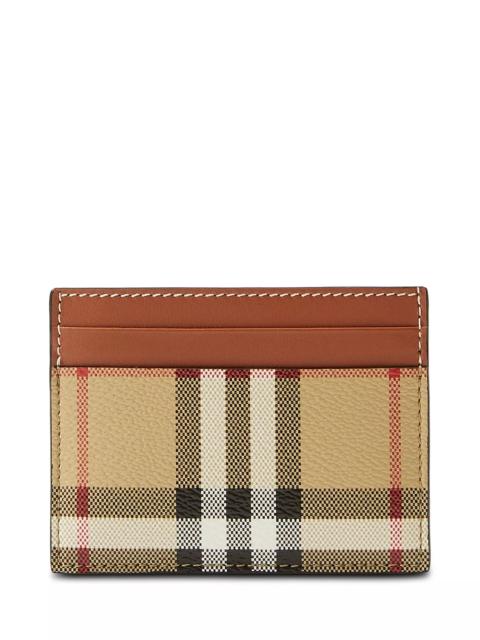 Burberry Check Card Case
