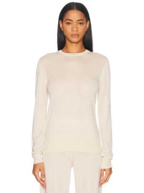 TOTEME Fine Crewneck Knit Sweater