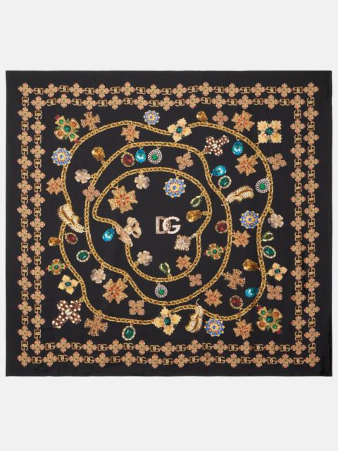 Dolce & Gabbana Silk twill scarf