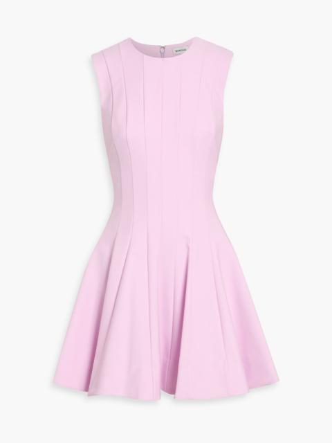 SIMKHAI Delfie fluted crepe mini dress