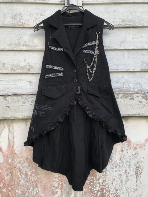 Japanese Brand - Mad Punks Seditionaries Punk Gothic Woman Sleeveless Dress