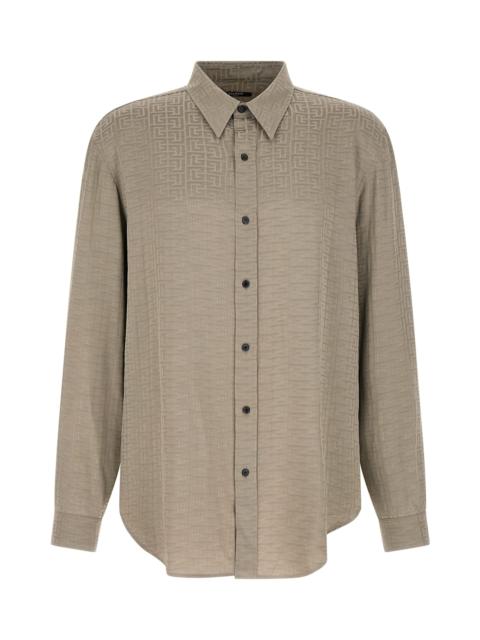 Balmain Jacquard Monogram Shirt