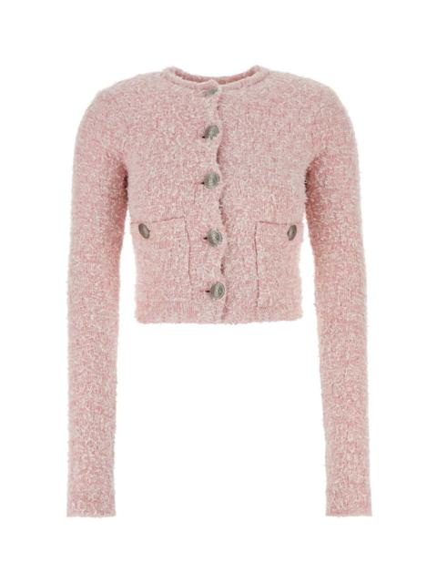 BALENCIAGA Balenciaga Women Pink Tweed Cardigan