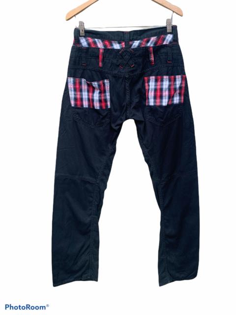 Other Designers Vintage - Vintage Japanese Jack Serika  Check Pocket Double Waist Pant