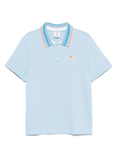CASABLANCA organic-cotton polo shirt