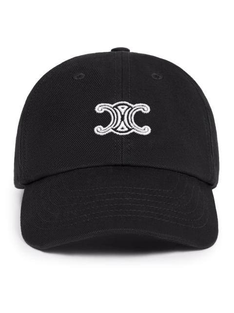 CELINE Celine Men Triomphe Cap In Indigo Denim