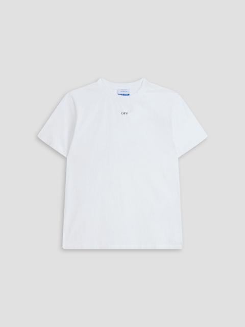 Off-White Printed cotton-jersey T-shirt