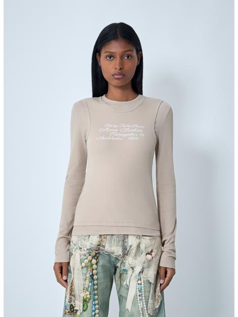 Acne Studios Acne Studios Women Logo Motif T-Shirt