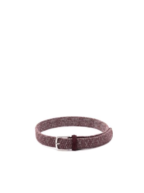 Anderson's Woven Belt with Suede Details