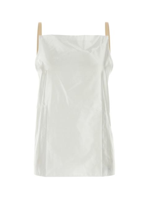 Carven White polyester blend top