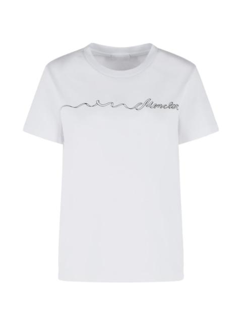 Moncler Moncler Women Logo Cotton T-Shirt