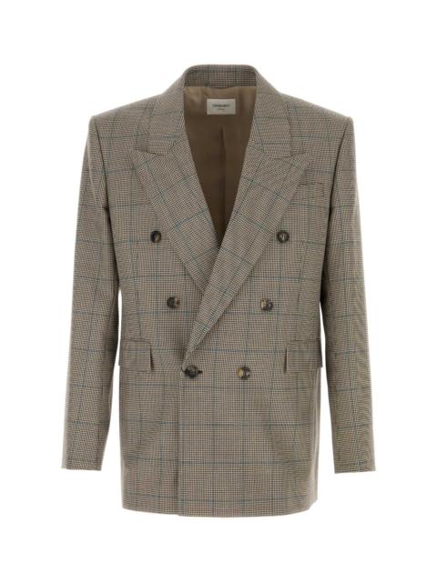 SAINT LAURENT Saint Laurent Men Embroidered Wool Blazer