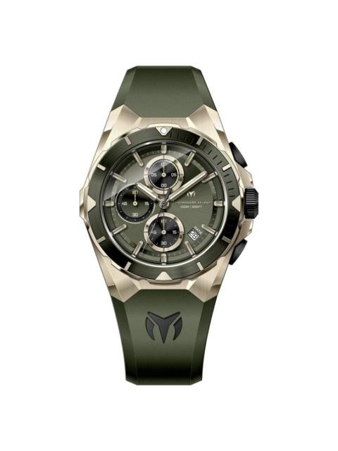 Other Designers Technomarine Ocean Chronograph Quartz Olive Green Dial Men's Watch TM-318143