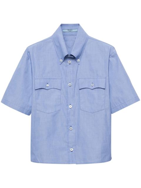 Prada short-sleeve cotton shirt