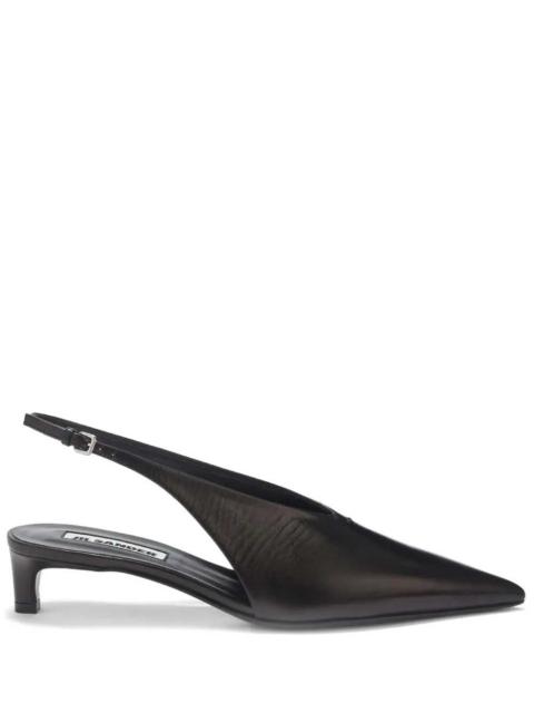 Jil Sander Jil Sander Women Leather Pump With Ankle Strap