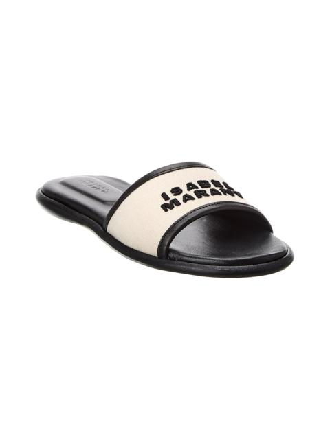 Isabel Marant Isabel Marant Vikee Canvas & Leather Sandal