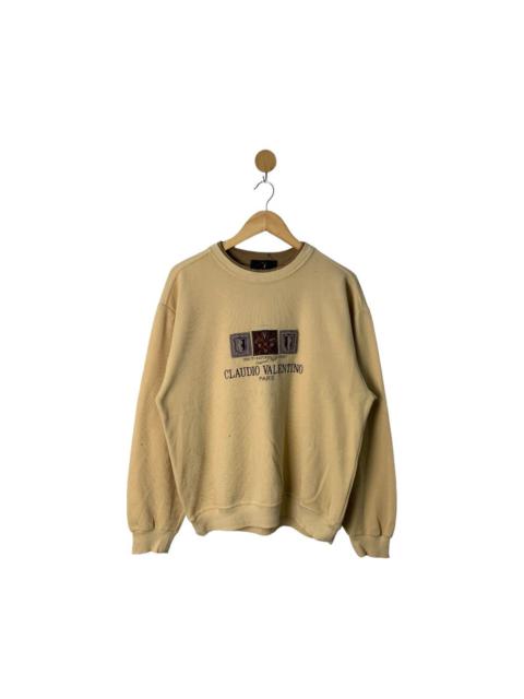 Other Designers Other - CLAUDIO VALENTINO Crew Neck Sweatshirt