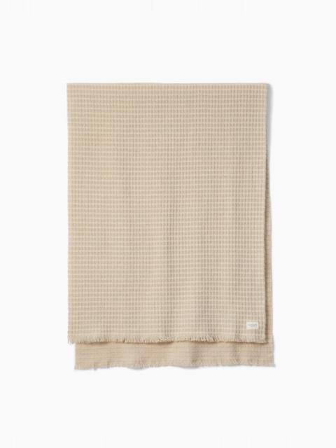 rag & bone Joni Waffle-Knit Wool Scarf