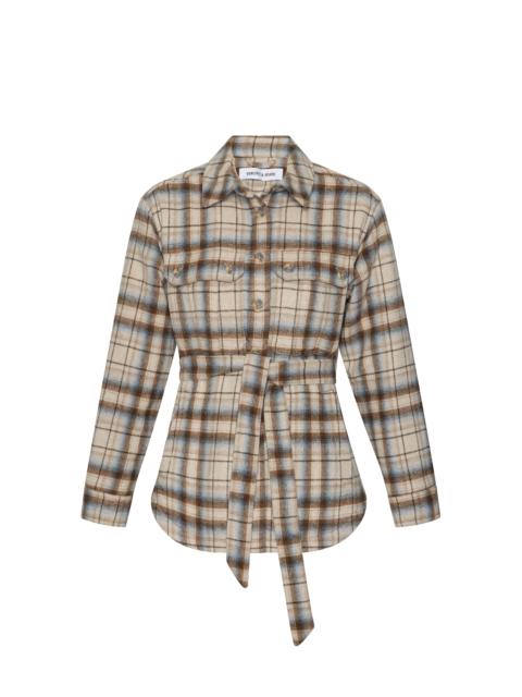 VERONICA BEARD MIKAELA BELTED SHACKET