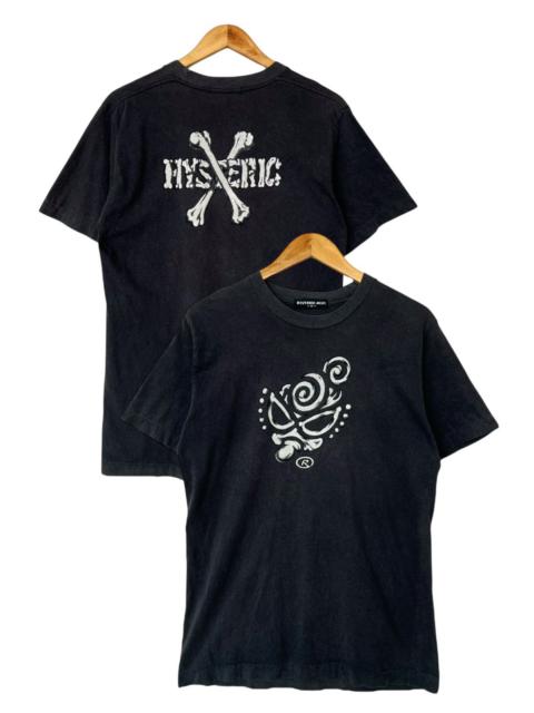 Vintage Hysteric Glamour Bones Skull Logo Backhit Tee Shirt
