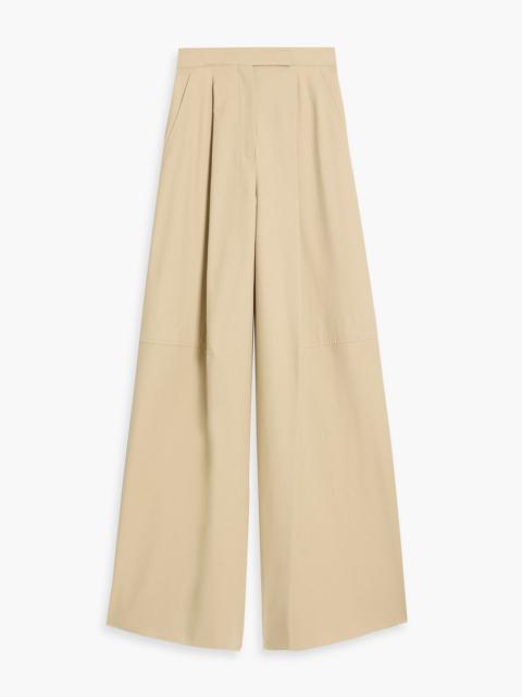 Max Mara Avoriaz cotton-blend wide-leg pants
