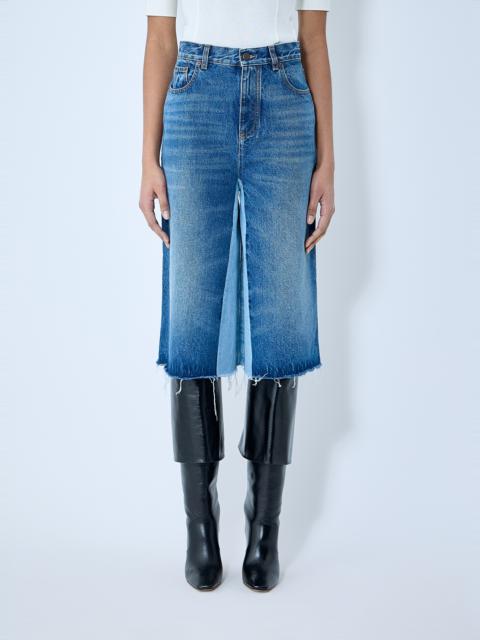 Chloé Contrast Denim Shorts