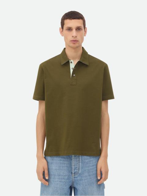 Bottega Veneta Pima Cotton Jersey Polo