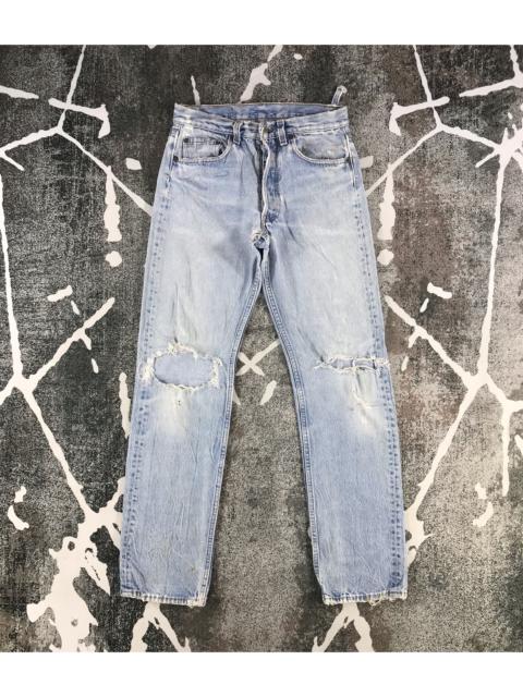 Other Designers Vintage - Vintage Levis 501 Jeans Distressed Denim KJ923