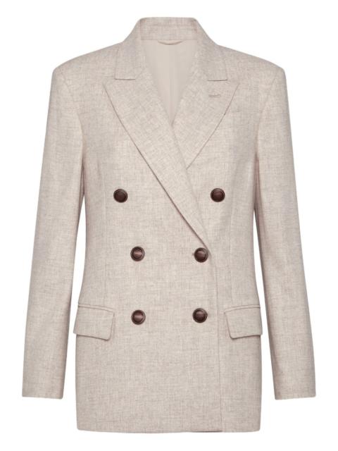Brunello Cucinelli Brunello Cucinelli Women Wool Double-Breasted Jacket