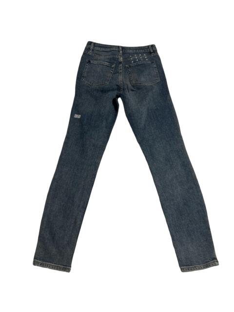Ksubi Ksubi Stretch Skinny Denim Cross-Stitch Pocket W26