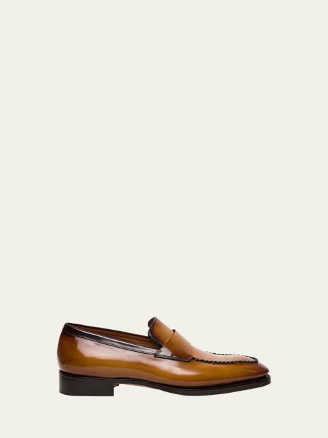 Santoni Men's Limited Edition Pierce Leather Penny Loafers
