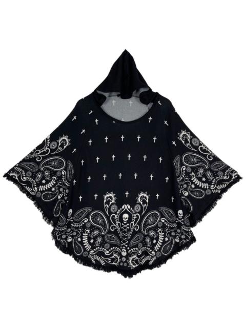 Other Designers Vintage - Strange Heaven Bandana Skull Poncho