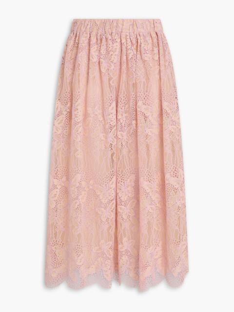 Zimmermann Corded lace midi skirt