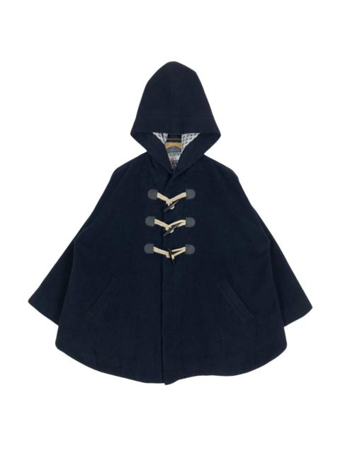 Other Designers Issey Miyake - Ne-Net Wool Oversized Duffle Coat Hoodie