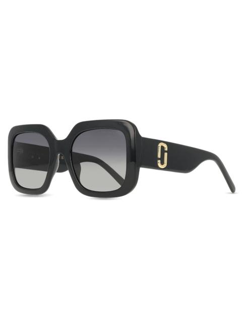 Marc Jacobs Marc Jacobs Grey Gradient Square Ladies Sunglasses MARC 647/S/US 008A/WJ 53
