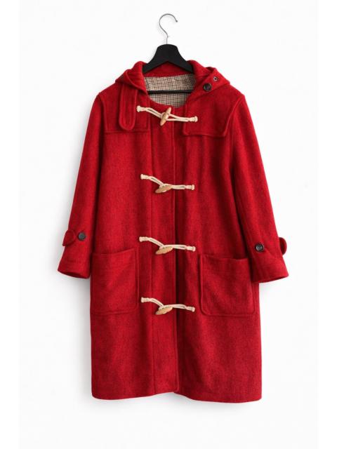 Other Designers Vintage Pink House Red Wool Duffle Coat Classic Toggle Coat